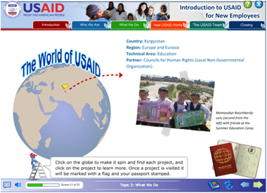 USAID, WELCOME TO USAID e-Learning