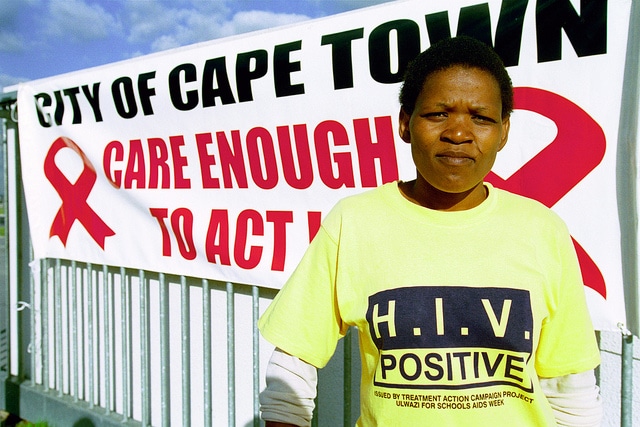 South African Woman HIV Positive