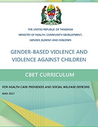 cover page of CBET curriculum document