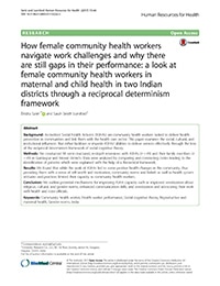 Female Community Health Workers in Maternal and Child Health